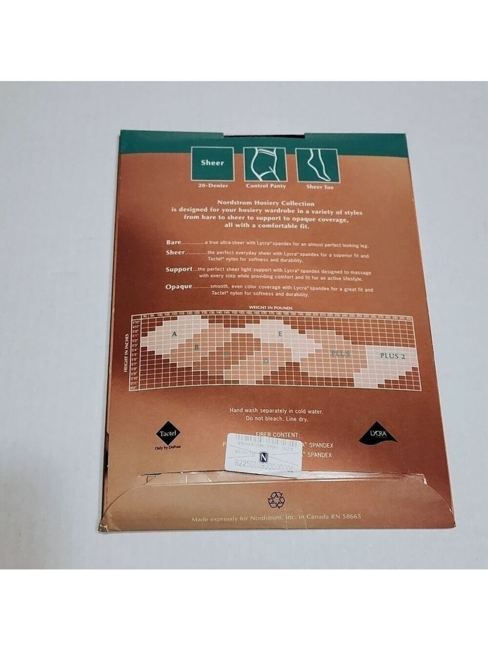 Nordstrom Vintage Control Top Sheer Pantyhose Bundle Size C - Picture 9 of 9